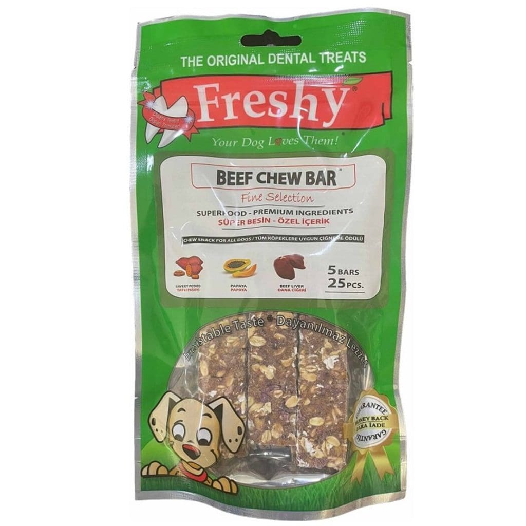 عکس تشویقی دنتال فرشی مدل beef chew bar